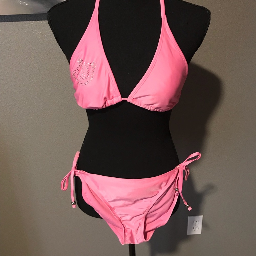 Pink bikini